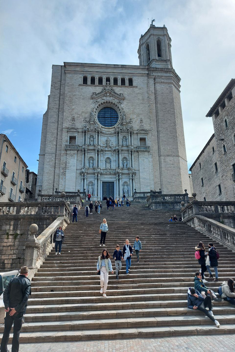 Girona Cathedral, a stunning Gothic and Romanesque landmark